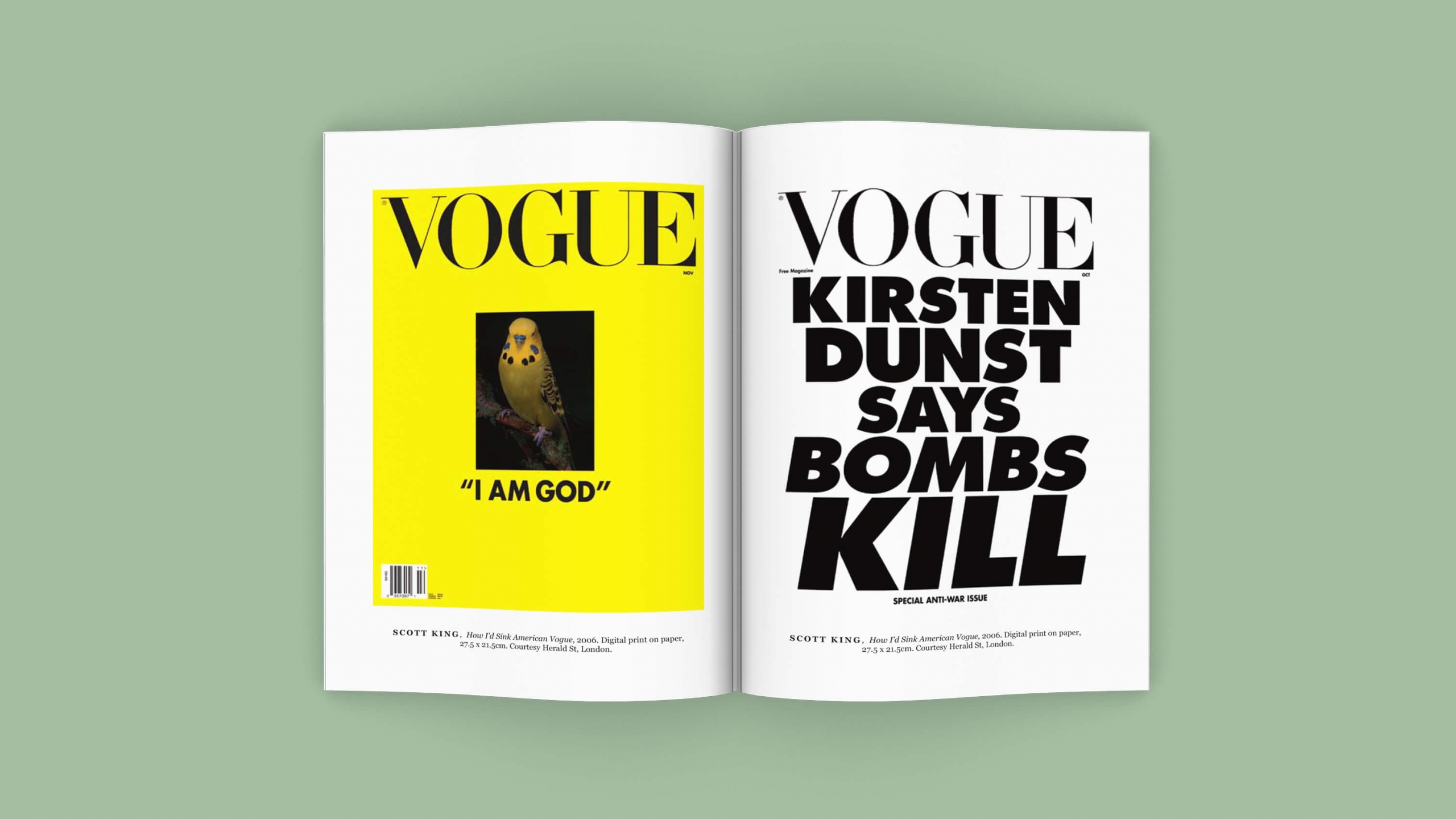 Scott King How I'd Sink American Vogue
