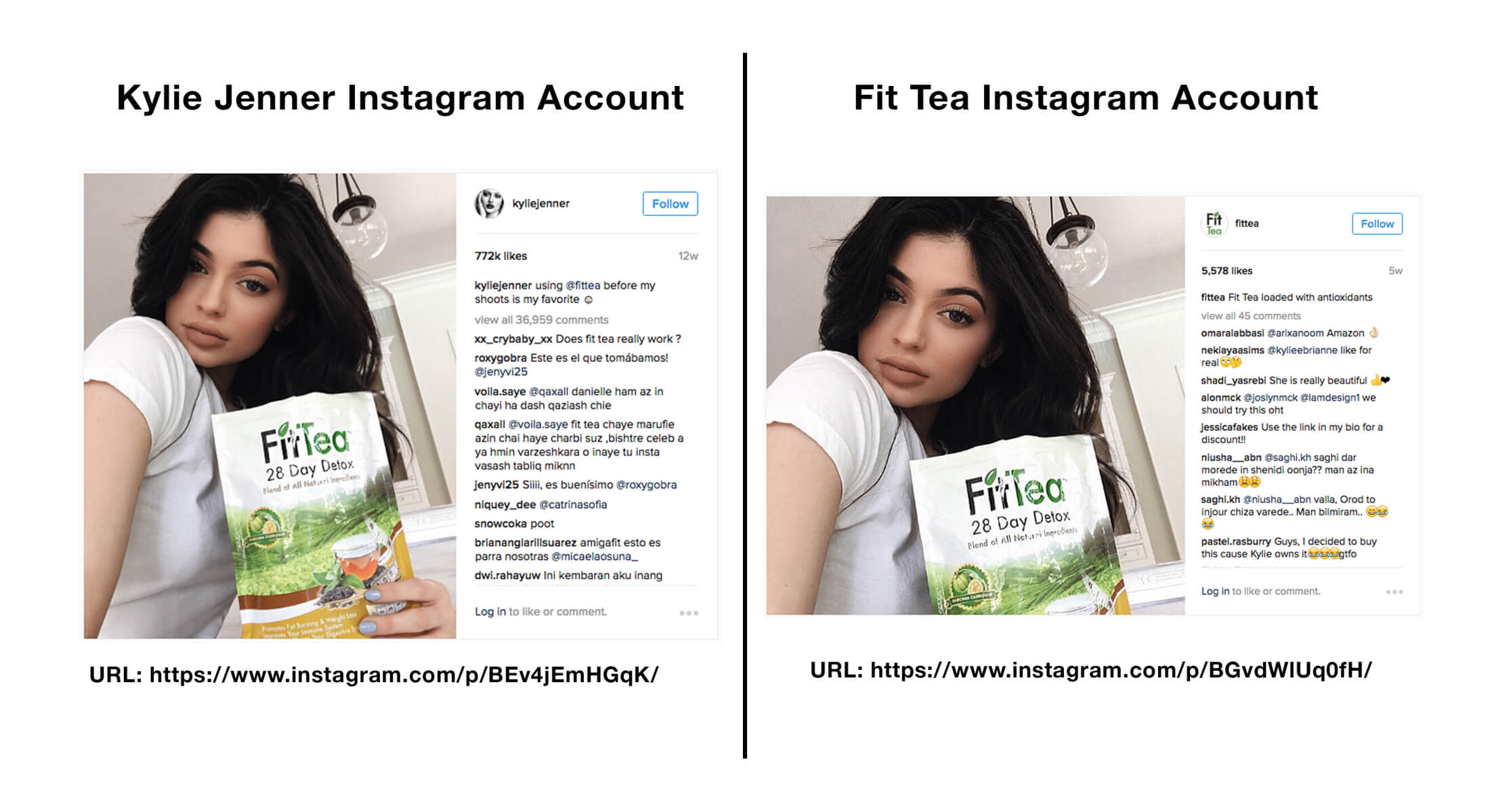 Deceptive Influencer Marketing from Celebrity Kylie Jenner + FitTea
