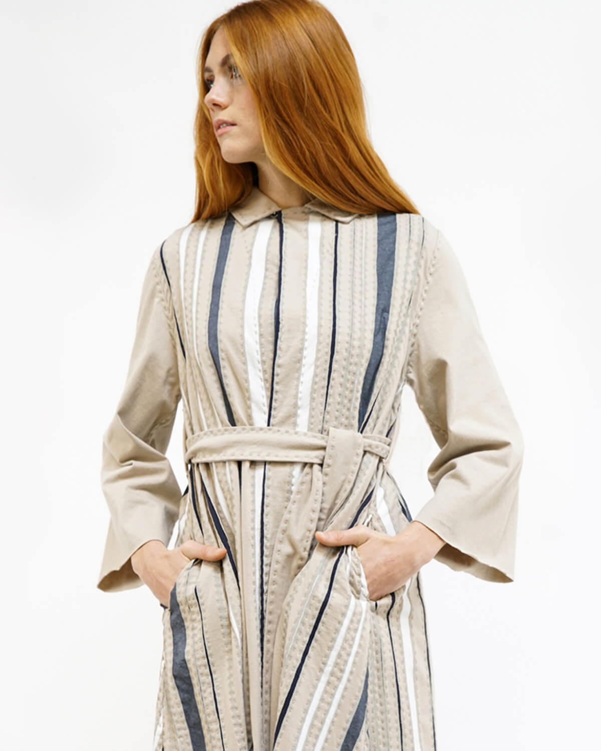Polo Coat from Alabama Chanin Sustainable Fashion Designer
